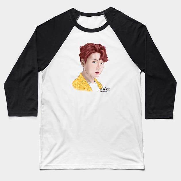 BTS - JUNGKOOK Baseball T-Shirt by KEMOSABE